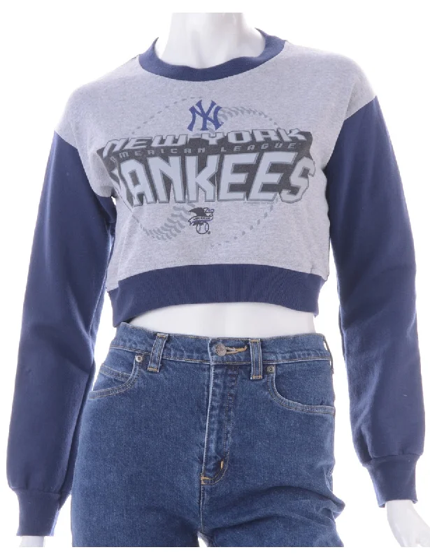 Label Caroline Cropped Sports T-shirt Front Sweatshirt