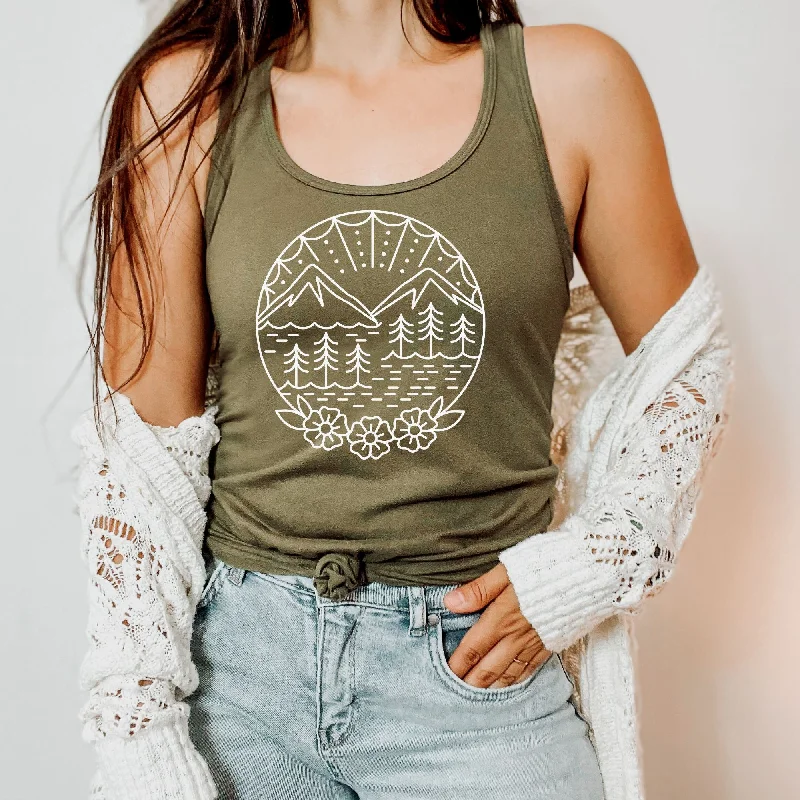 Traditional Mountain Tank Top