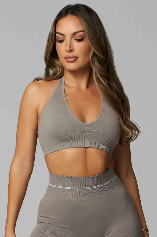 Stone True Form Seamless Halter Bra