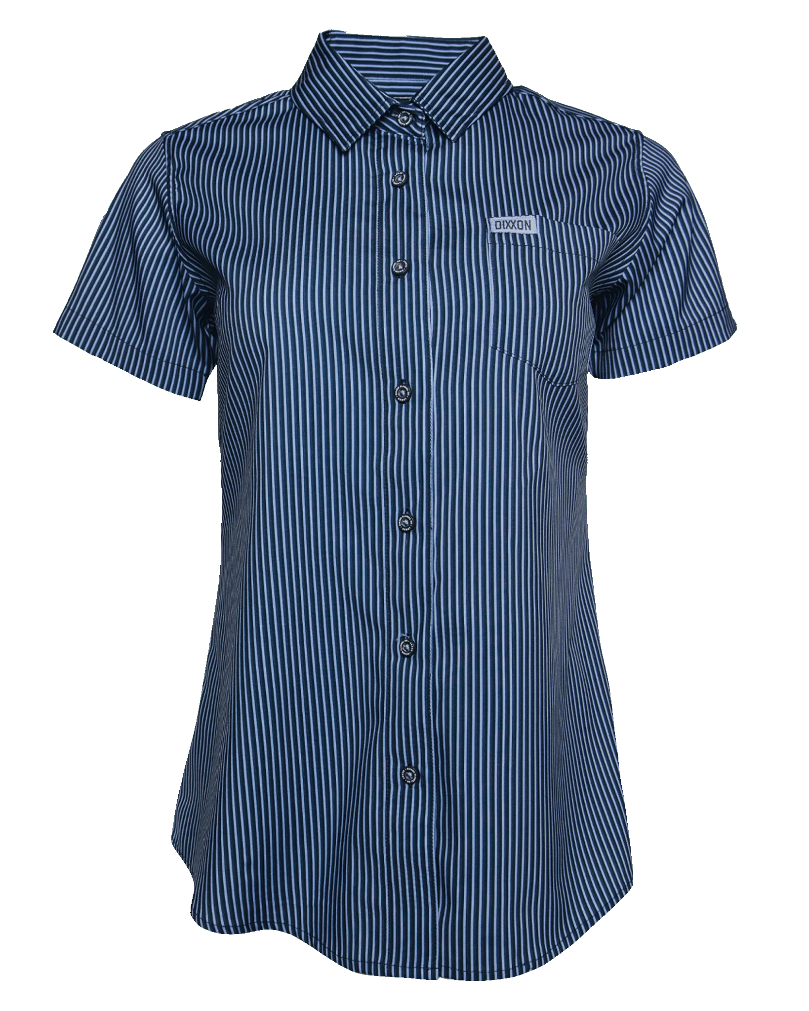 Benny Triple Stripe Women's Short Sleeve - Blue