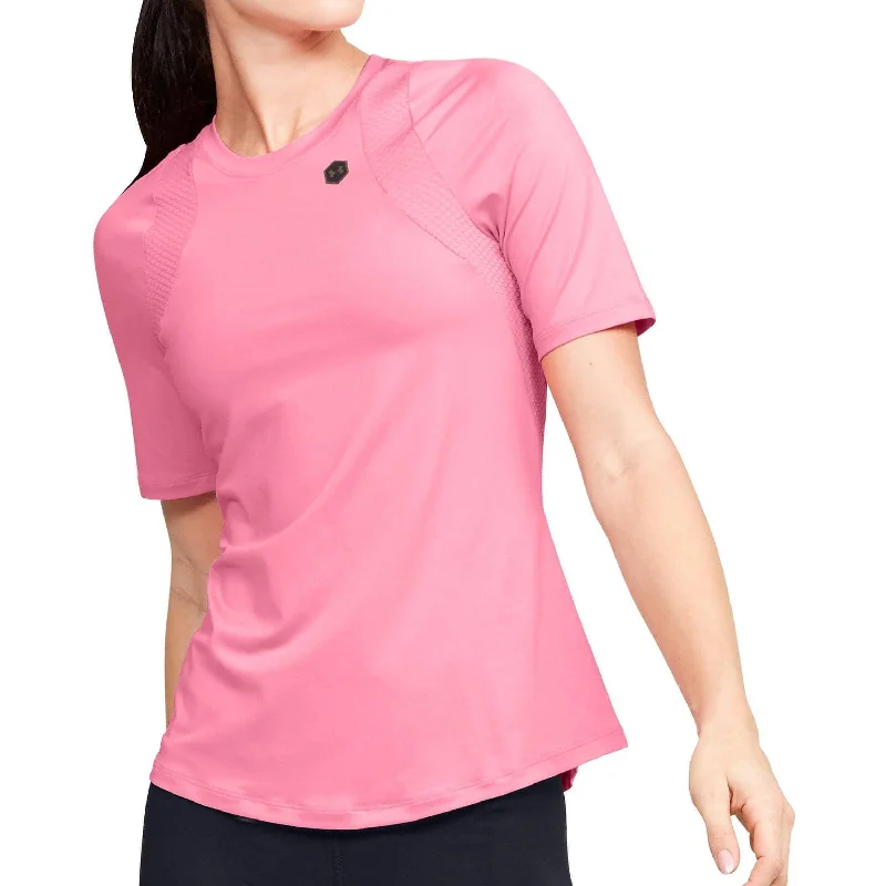 Under Armour Rush Short Sleeve Womens Training Top - Pink