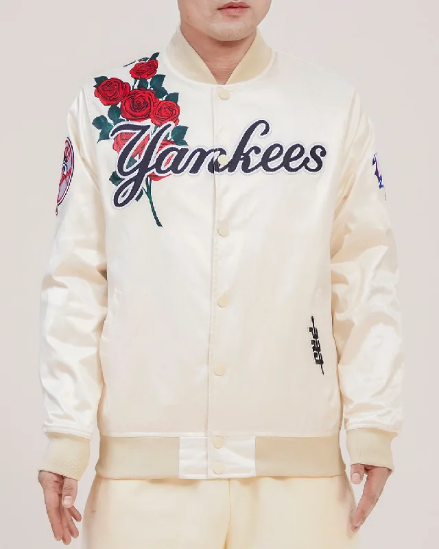 MLB NEW YORK YANKEES ROSES MEN'S TRACK JACKET (EGGSHELL/MULTI)