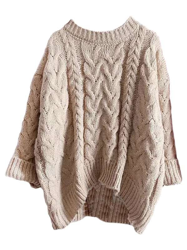 'Katelyn' Crewneck Knitted Sweater (4 Colors)