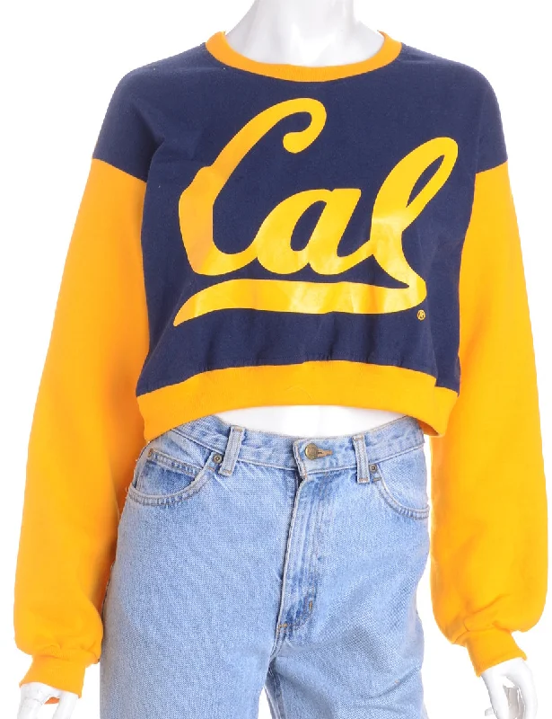 Label Caroline Cropped Sports T-shirt Front Sweatshirt