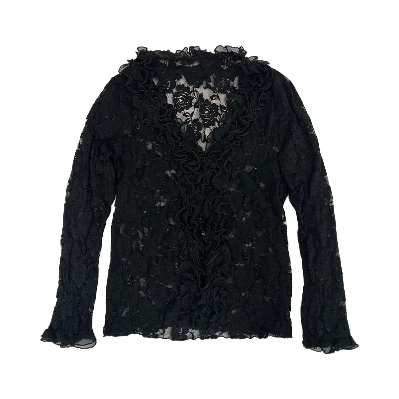 Lace Ruffle Cardigan