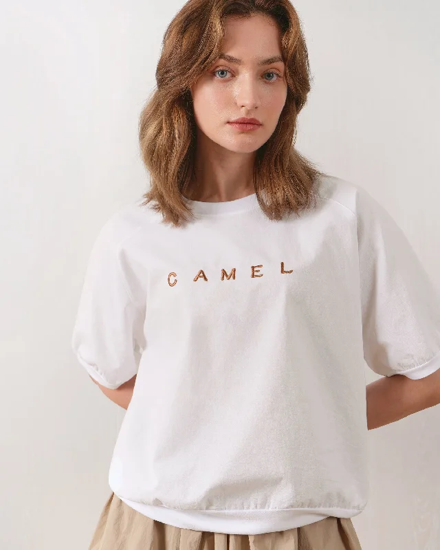 Camel Cotton Top