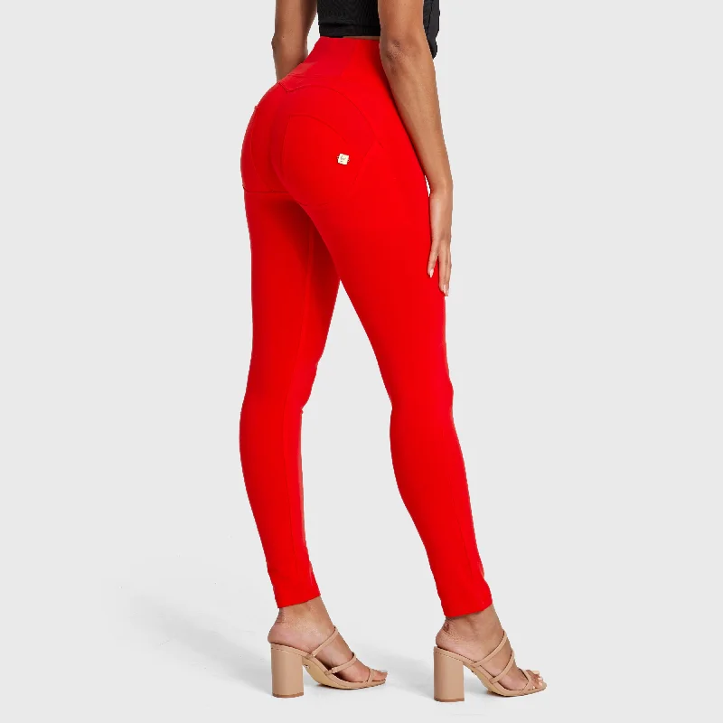 WR.UP® Fashion - High Waisted - Full Length - Red