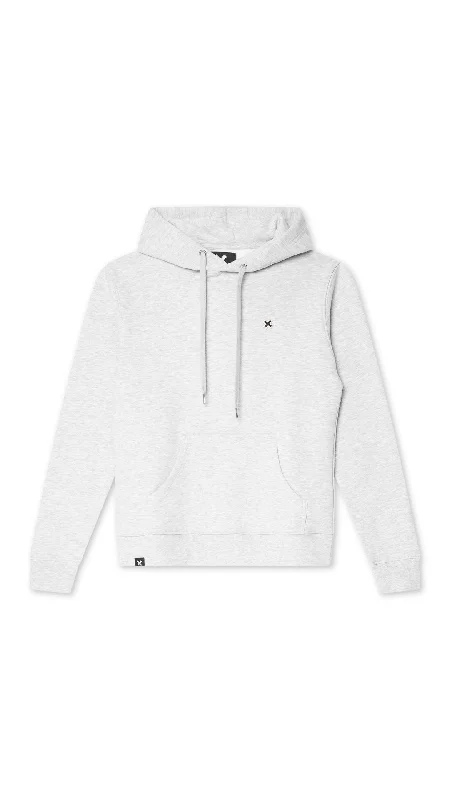 HOODIE PATCH LIGHT GREY MELANGE