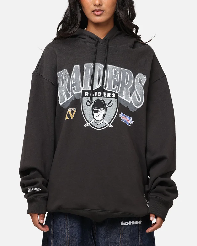 Mitchell & Ness Las Vegas Raiders Arch Hoodie Faded Black