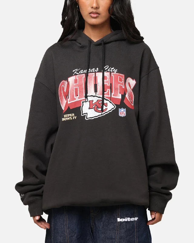 Mitchell & Ness Kansas City Chiefs Arch Hoodie Faded Black