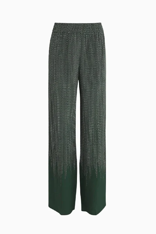 Victoria Beckham Pyjama Trouser - Green Chain