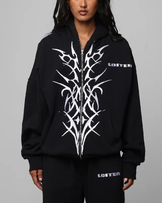 Loiter Blood Born Zip Hoodie Black