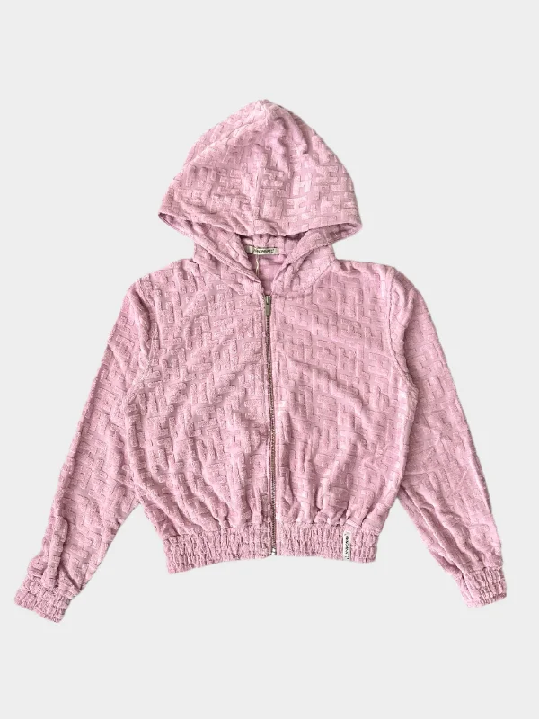 Sponge Monogram Zipped Hoodie