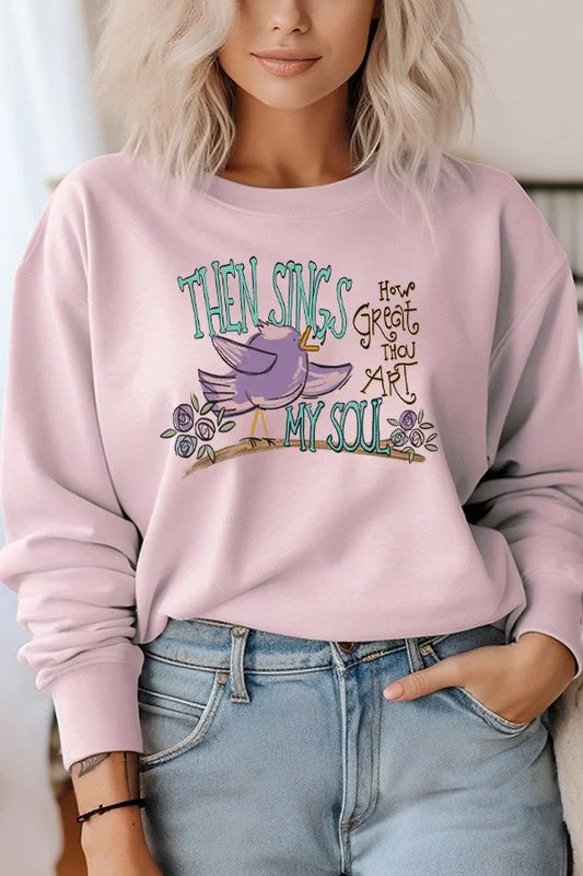 Easter Then Sings My Soul Graphic Sweatshirt