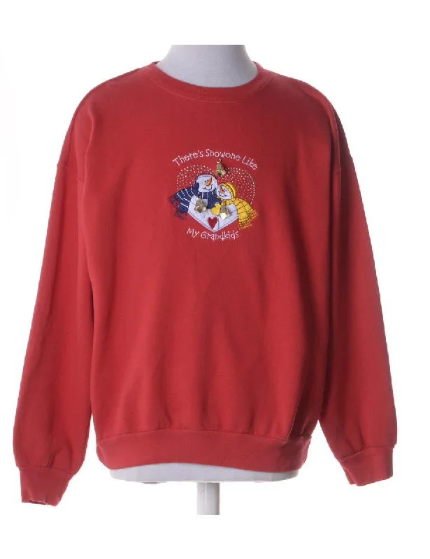 Label Christmas Sweatshirt With Bells