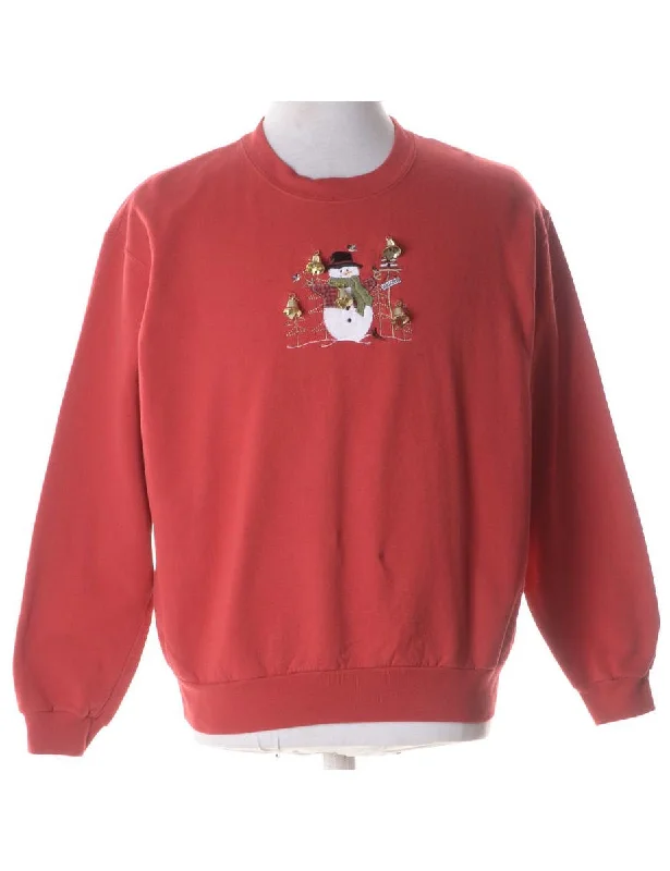 Label Christmas Sweatshirt With Bells