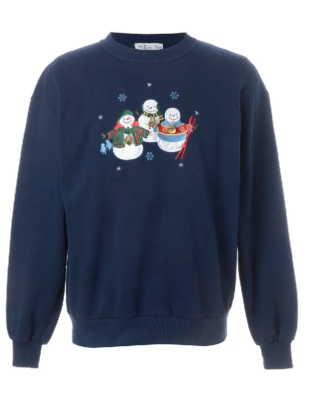 Label Christmas Sweatshirt With Bells