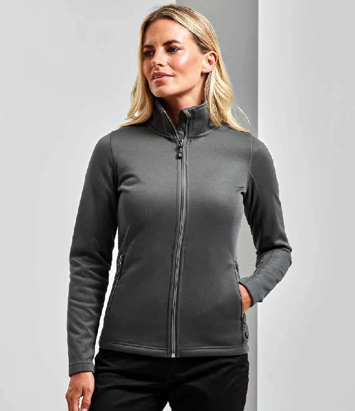 Premier Ladies Spun Dyed Recycled Zip Through Sweat Jacket | Dark Grey