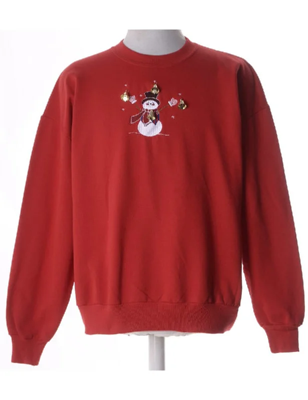 Label Christmas Sweatshirt With Bells