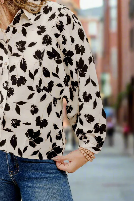 Blossoming Button Up Blouse