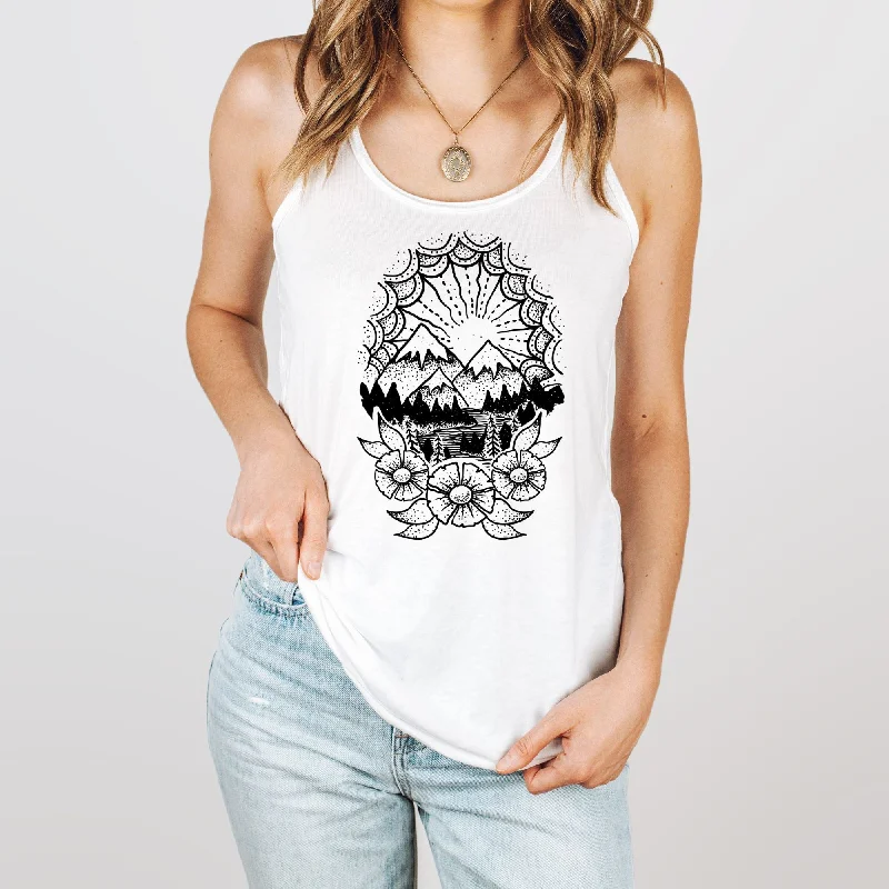 Snowy Mountain Tank Top