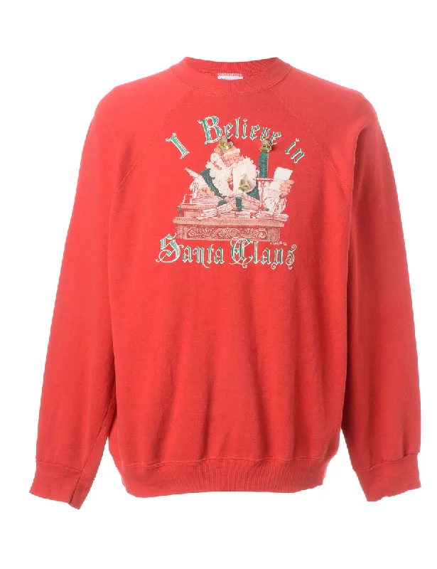 Label Christmas Sweatshirt With Bells