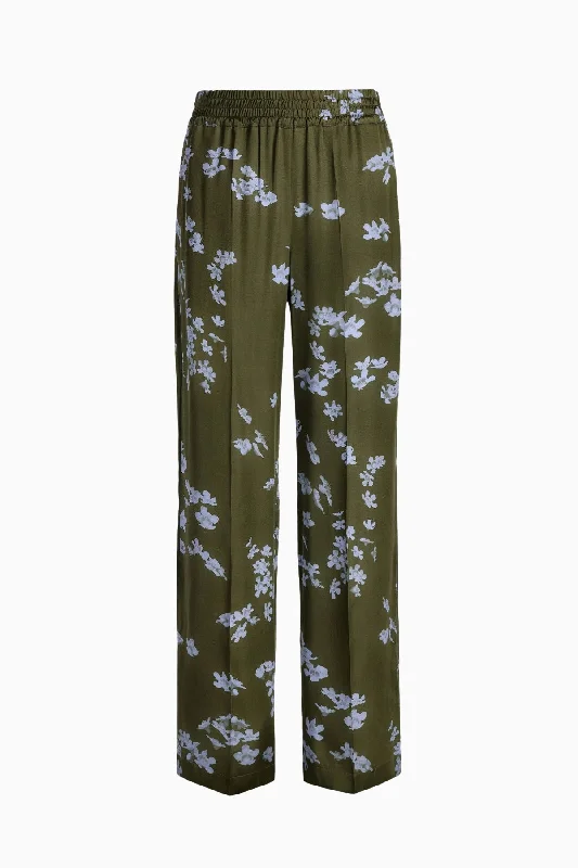 Victoria Beckham Pyjama Trouser - Scifi Floral Khaki