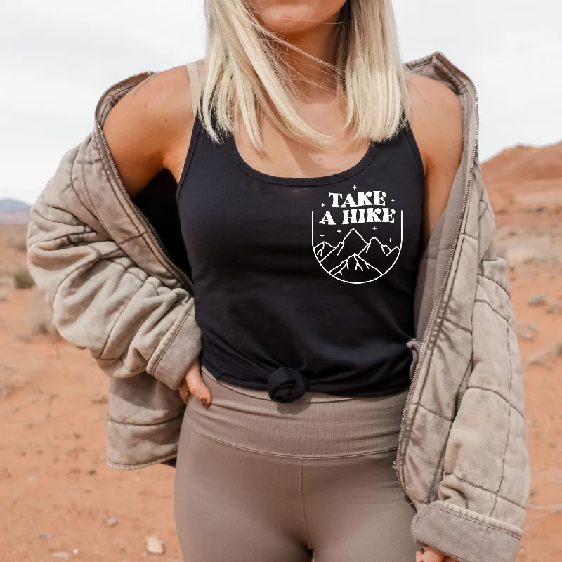 Take A Hike Pocket Logo Tank Top