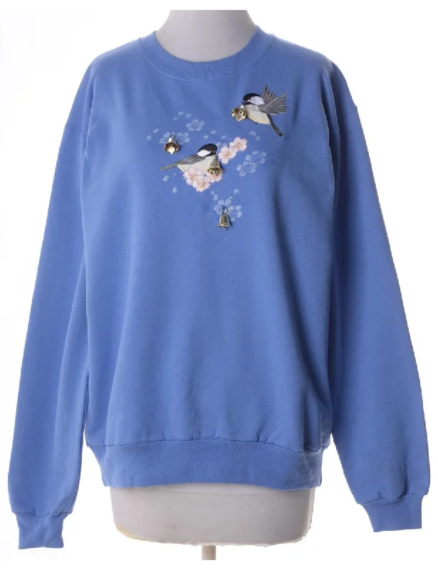 Label Christmas Sweatshirt With Bells