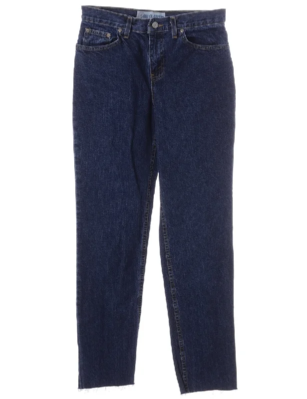 Label Carly Denim Cropped Frayed Jeans