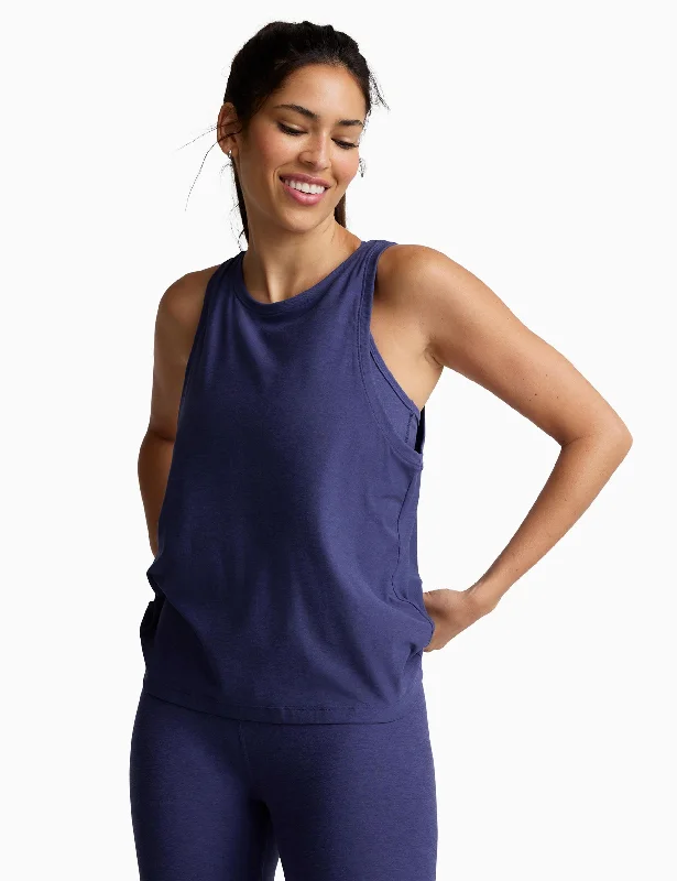 Featherweight Rebalance Tank - Eternal Blue Heather