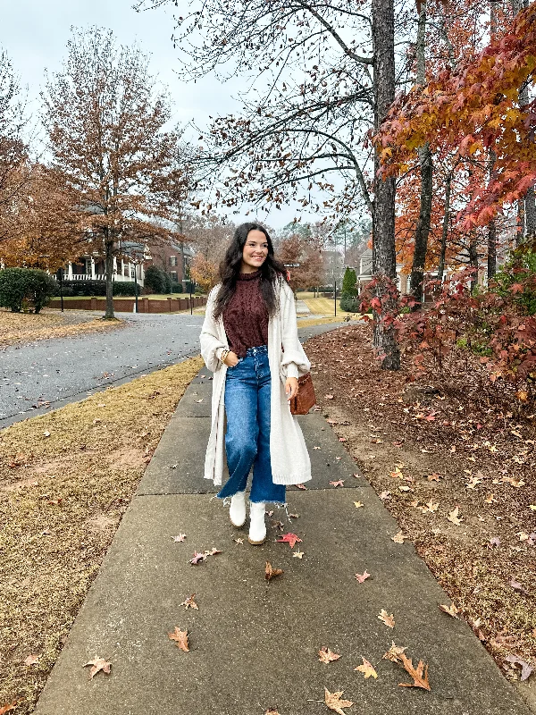 Open Front Sweater Cardigan