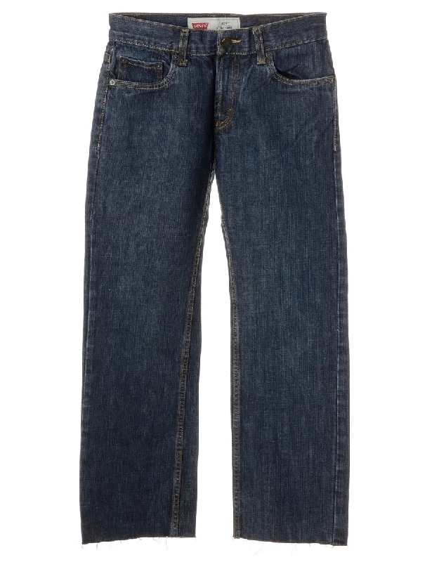 Label Carly Denim Cropped Frayed Jeans